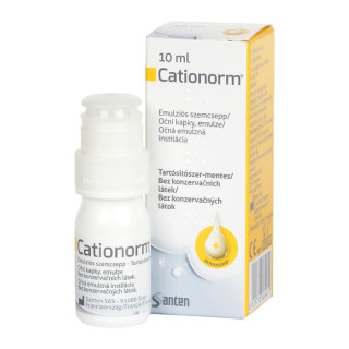 Cationorm szemcsepp 10 ml
