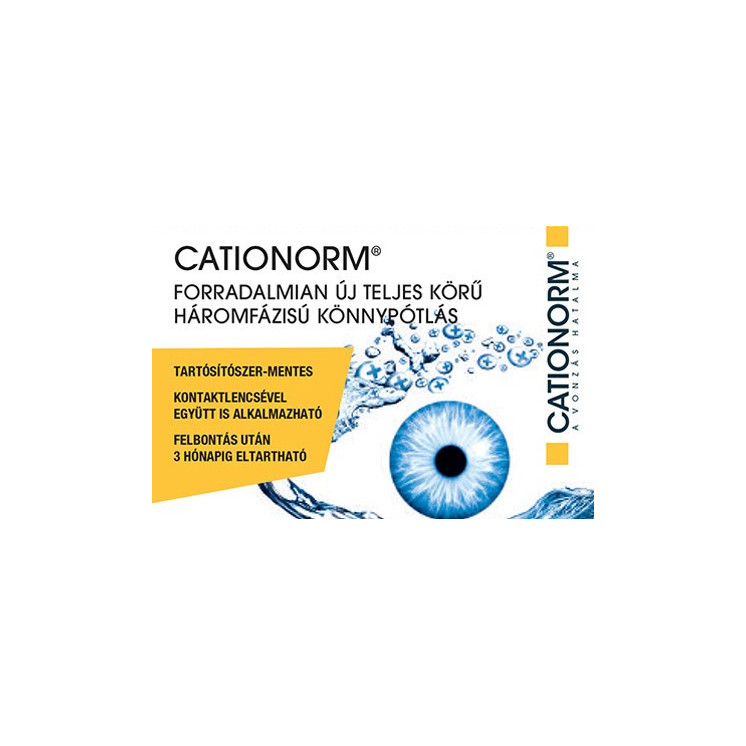 Cationorm szemcsepp 10 ml