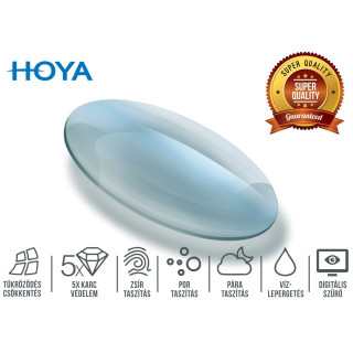 Hoya 1,5 prémium+digitális szűrő felületkezeléssel 0 dioptriával ellátott minőségi szemüveglencse Hoya 1,5 prémium+digitális szűrő felületkezeléssel 0 dioptriával ellátott minőségi szemüveglencse