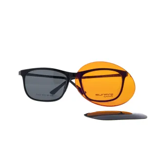 Polarizált napszemüveg lencse vágatlan Red orange mirror