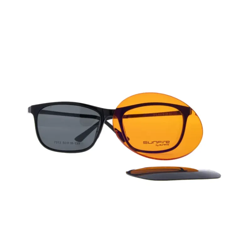 Polarizált napszemüveg lencse vágatlan Red orange mirror
