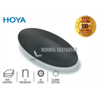 Hoya 1,5 normál felületkezeléssel ellátott napszemüveglencse