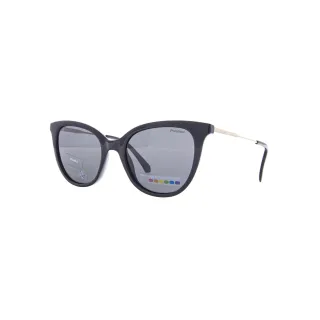 Polaroid women's sunglasses - black frame, polarized gray lens