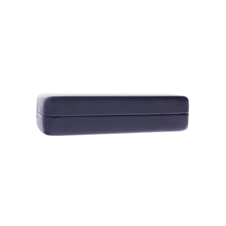 Reduced-price eyeglass case-M104 Dark blue Leért.
