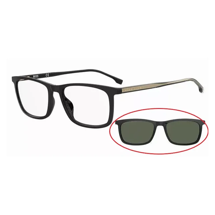 BOSS 1150/CS 807 Clip-On Glasses with UV Green Lens