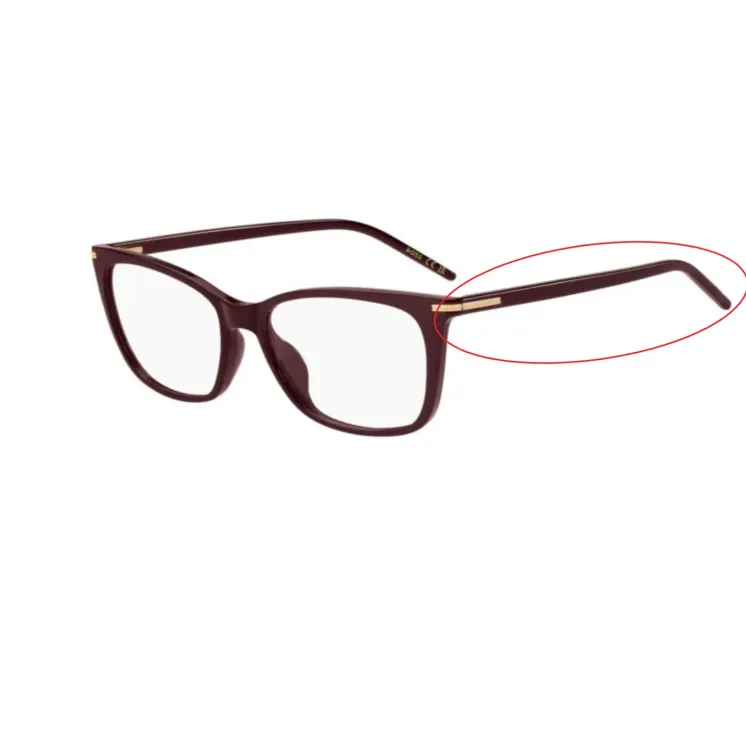 BOSS 1787/G/C bordó műanyag szemüveg szár – elegáns stílus