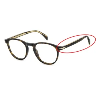 DAVID BECKHAM DB 1018 N9P barna műanyag szemüveg szár