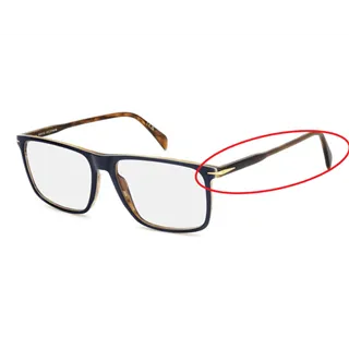 DAVID BECKHAM eyeglass temple