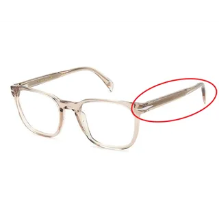 DAVID BECKHAM eyeglass temple