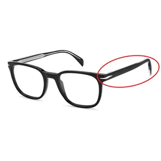 DAVID BECKHAM eyeglass temple